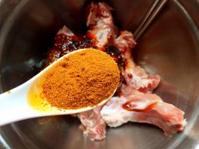 一勺孜然风味复合粉。