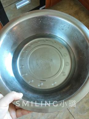 准备一盆温水