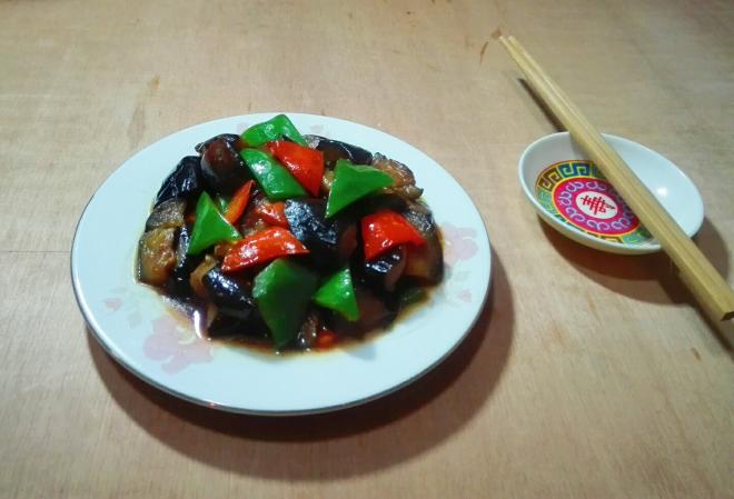 青红双椒紫茄子