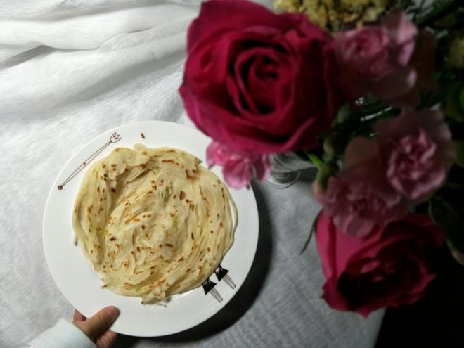 酥脆葱花饼
