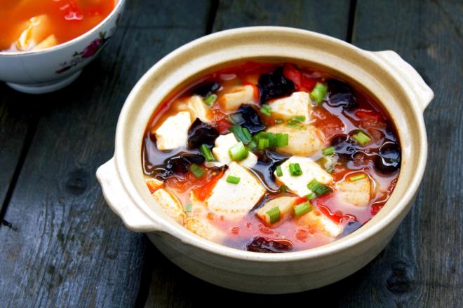 番茄鱼丸豆腐汤