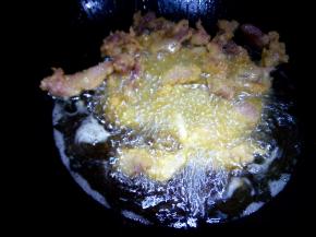 油温回升再复炸一遍