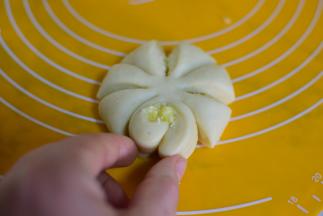 每两个花瓣相对但一下