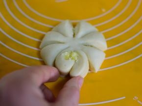 每两个花瓣相对但一下