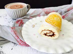 装盘撒点糖粉。。。开吃。