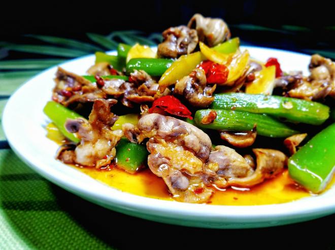 油爆腰花(腰稍）