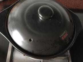 盖上锅盖大火煮开