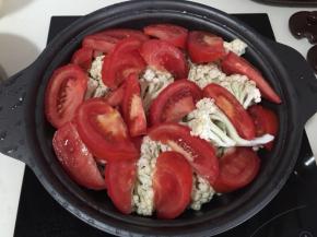 加入切片的番茄