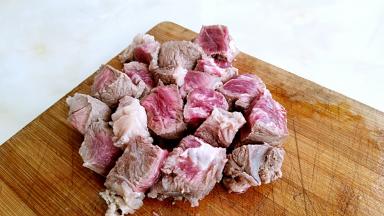 切成等量的块。