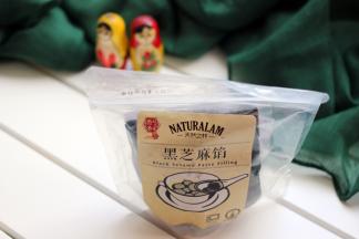 这是我用的黑芝麻馅、味道非常棒