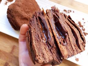 里面巧克力也完全化开，很好吃哦