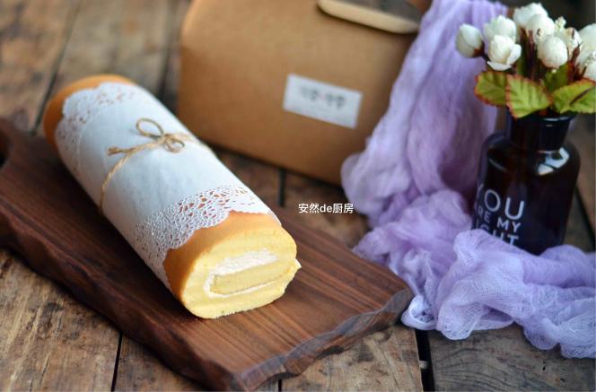 烫面戚风蛋糕卷