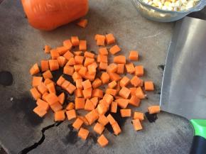 胡萝卜切丁