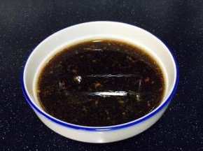 半碗酱牛肉汤。