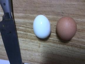 煮好的鸡蛋剥皮后切小丁