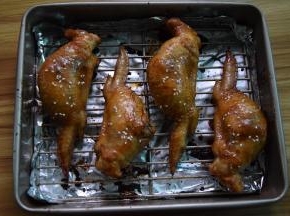 烤好后去掉牙签锡纸就很香了