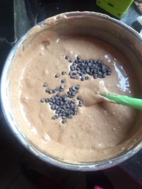 因为买了巧克力豆，所以放了些，巧克力爱好者