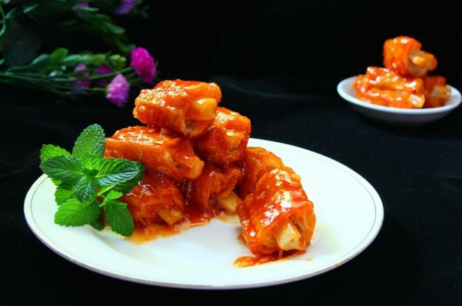 茄汁素“排骨”