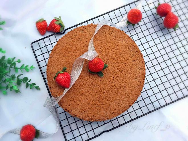 可可戚风蛋糕（八寸）