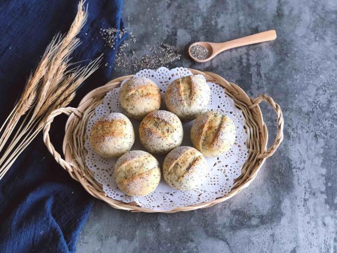 奇亚籽无糖小面包