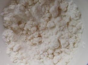 到有大颗粒的状态