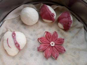 方子的量能做挺多，我做了几样花式的，其它的都做成豆沙包了。