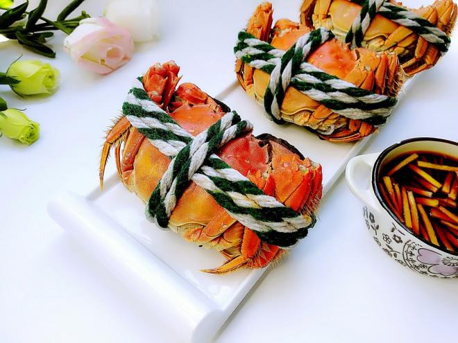 大闸蟹#家的味道#