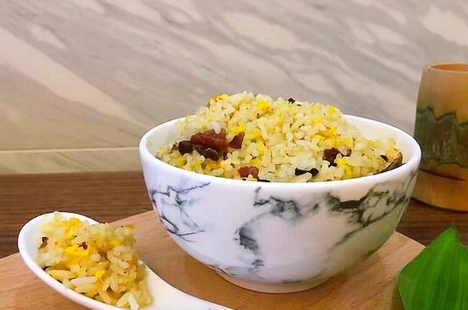 腊肠香菇饭