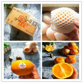 打开包装盒，每一颗橙子都有独立的包装，都被包裹的美美的。橙子大小适中，每一颗上面都贴有国橙LOGO。每一个橙子个头饱满，颜色均匀。切开一个，汁多肉厚，香味浓郁。尝一口，酸甜适中，清香可口，做什么美味也比不上直接吃更能直接的体验到国橙甘美的滋味。