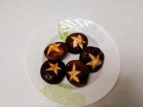 香菇切星形