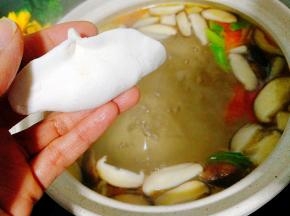 依次加入元宵