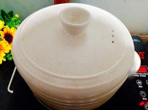 盖子盖上，煮开