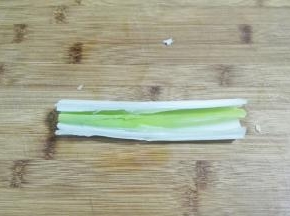 大葱用刀拍松