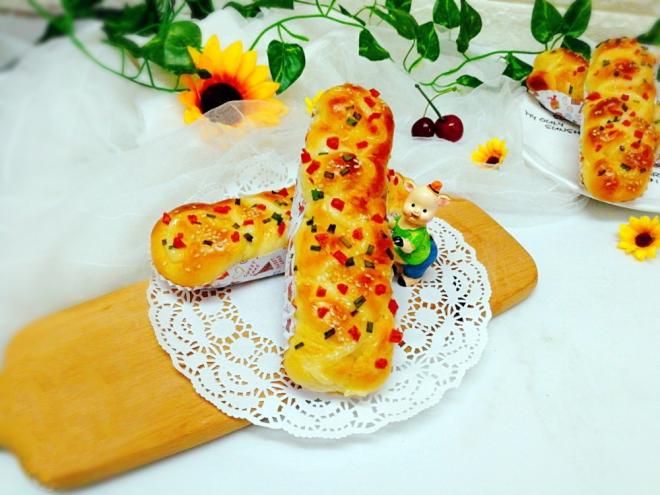 香葱火腿沙拉面包