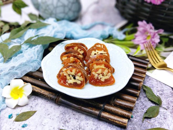 柿子饼包核桃-三种口味