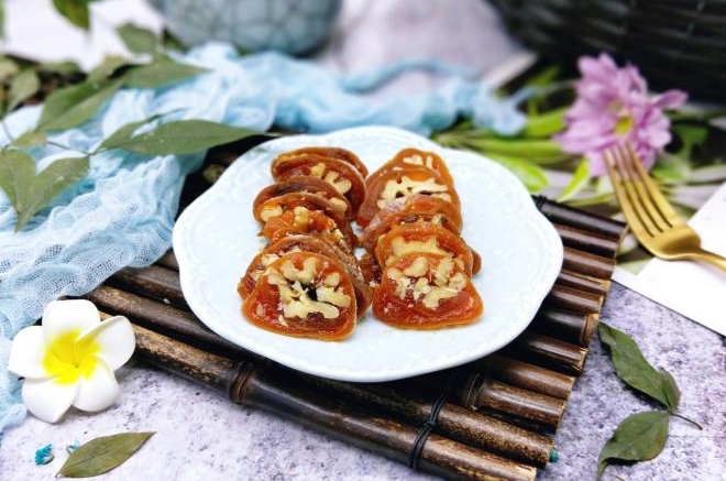 柿子饼包核桃-三种口味