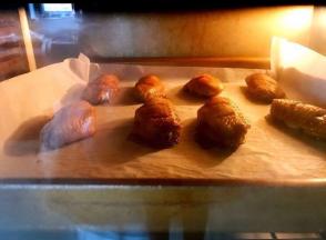 第12分钟把鸡翅翻个面