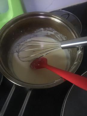 小火融化，搅拌顺滑，冷却下