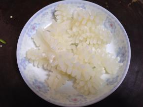 冰鲜鱿鱼卷室温化冻冲净