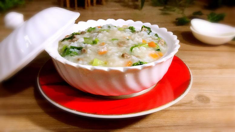 蔬菜牛肉粥