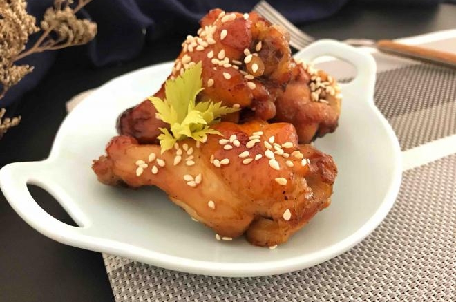 黑椒蜜汁烤鸡翅根