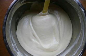 混合好的状态如图，非常蓬松轻盈！此时烤箱预热160度