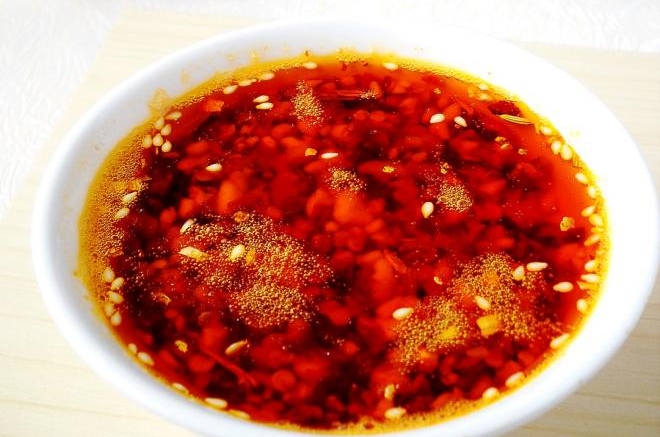 葱香花芝辣椒油