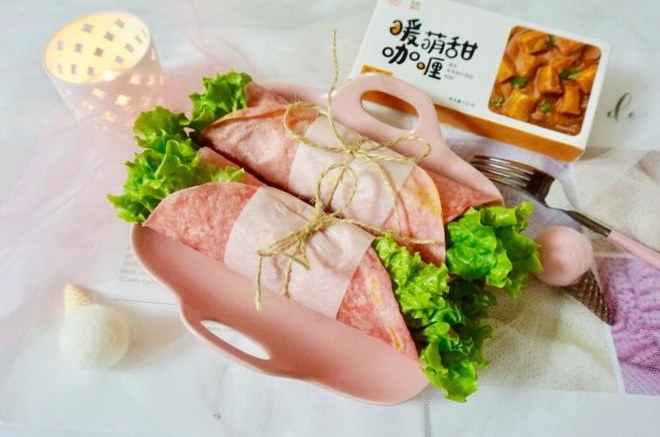 暖萌甜咖喱鸡肉卷
