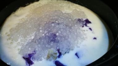 倒入西米 搅拌均匀即可