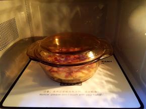 放入微博加热5分钟。