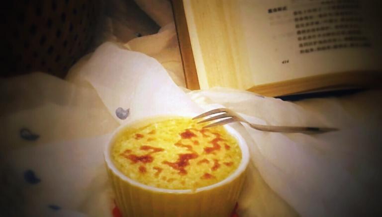 焗榴莲西米布甸