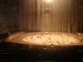 放入烤箱，启动蒸汽模式，十分钟。再启动下管烘烤，240度烘烤15分钟，形成脆底。