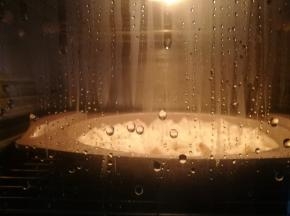 放入烤箱，启动蒸汽模式，十分钟。再启动下管烘烤，240度烘烤15分钟，形成脆底。