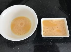 称好30g（右）备用，（左）留着后面刷表面